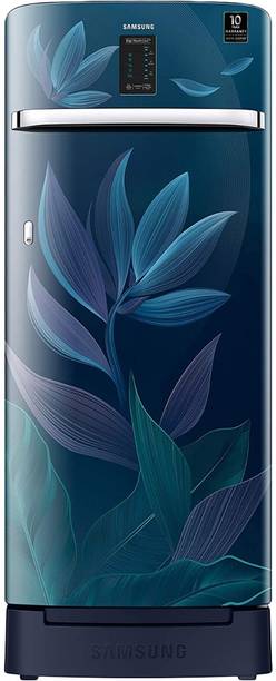 SAMSUNG 225 L Direct Cool Single Door 4 Star Refrigerator with Base Drawer with Digi Touch Cool, BSD