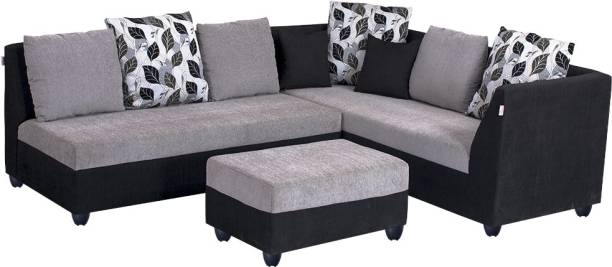 Bharat Lifestyle Lavis Fabric 7 Seater  Sofa