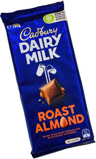 Cadbury Dairy Milk Roast Almond Milk Chocolate 180 g Bars