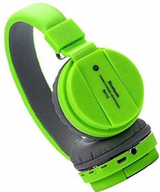 Top Headset Over Ear cheap price 5stars Flipkart in India 46 SHOPLINE SH-12 Bluetooth Wireless headphone deep bass Bluetooth Headset
