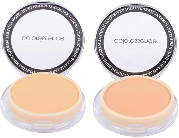 COLORESSENCE PERFECT TONE COMPACT POWDER CP-2 & CP-3 COMBO [IVORY BEIGE + DUSKY] Compact