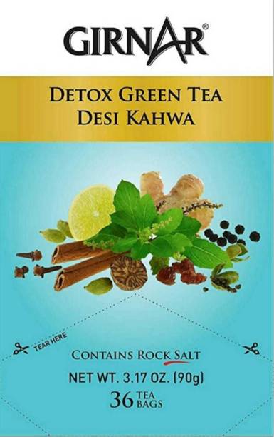 Girnar DETOX DESHI KAHWA Green Tea Bags Box
