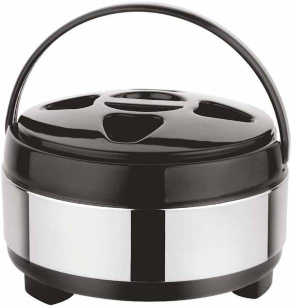Mihika Stainless Steel Insulated Casserole , Hot Pot with Plastic Cover and Base Thermoware Casserole Thermoware Casserole