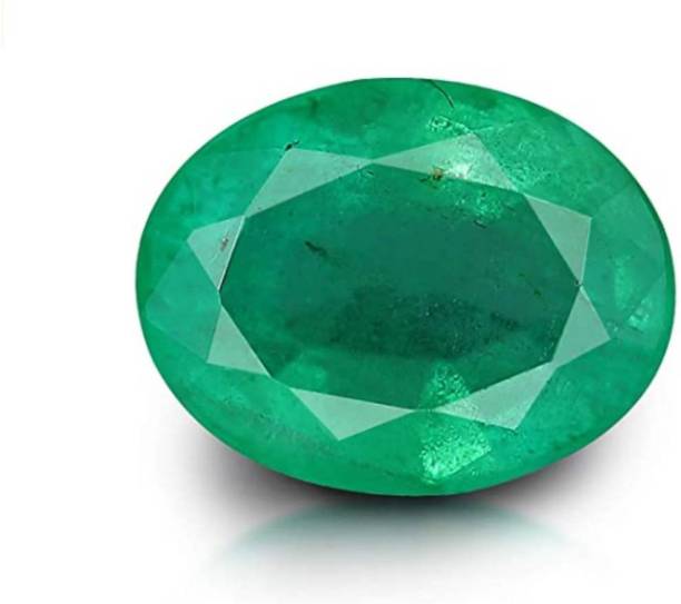 Gems Jewels Online Loose 7.50 Carat Certified Natural Colombian Emerald – Panna Stone Stone Onyx Ring