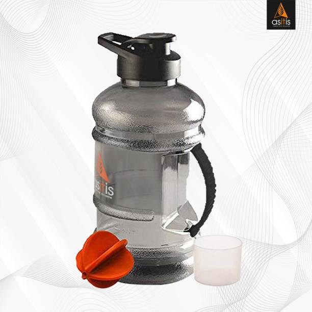 AS-IT-IS Nutrition Shaker Bottle / Water Bottle 1.5 Litre | with Mixer Ball & Scoop | BPA Free 1500 ml Shaker