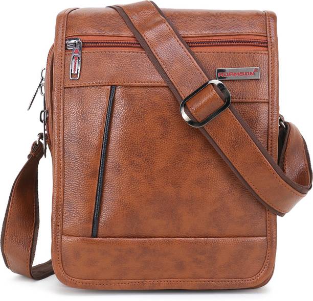 Mens Leather Sling Bags Buy Mens Leather Sling Bags online at Best