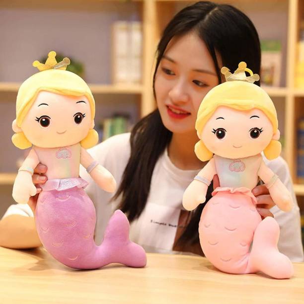 Tickles Mermaid Soft Doll Stuffed Plush Toy for Kids Girls Birthday Gifts
