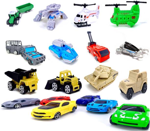 Toys Bhoomi 20 Scaled Mini Vehicles Sports & Racing Cars, Police Car, Jeeps, Tanks, Fire Engine, Helicopters, UFO's, Agri Carriers, Jurassic Dinosaur Wrangler, Construction Loaders +Trucks and More