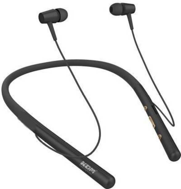KDM G2-SOLID YELLO WRIED (PACK OF 01) BEST BASS (BLACK, IN THE EAR) Bluetooth Headset