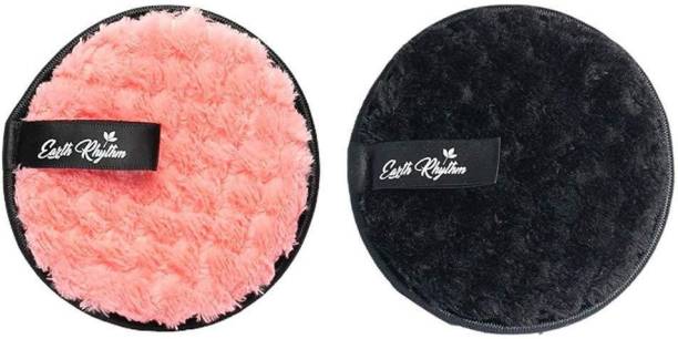 Earth Rhythm Reusable Multi-functional Makeup Removal Facial Cleansing Pads (Pack of 2)
