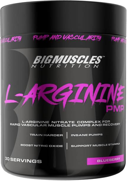 BIGMUSCLES NUTRITION L-Arginine PMP Powder [30 Serving] | Muscle Building Amino Acid | Faster Recovery BCAA