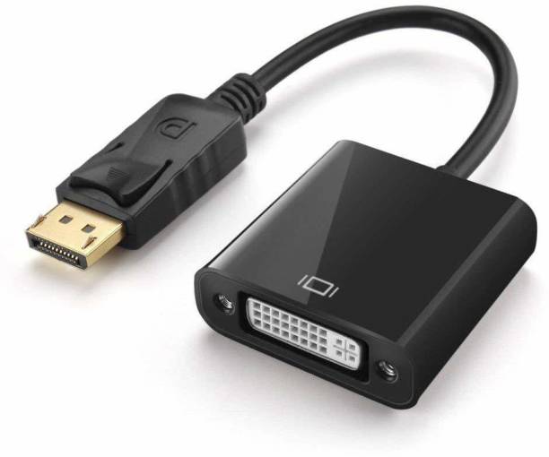 Mak World DVI Cable 0.2 m DisplayPort DP Male to DVI 24+5 Pin Female Converter Cable Adapter