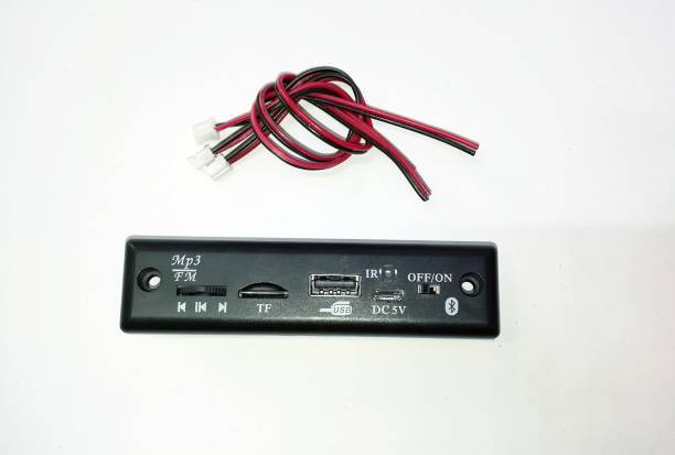 Diycart Bluetooth FM USB AUX Card MP3 Audio Player Decoder Module Kit 5 +5 watt Audio Amplifier Inbuilt Electronic Components Electronic Hobby Kit