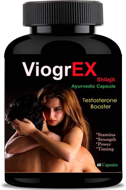 ViogrEX Shilajit Sexual Power Booster Long timing Capsule for Men Lamba mota Vigor performance vitality