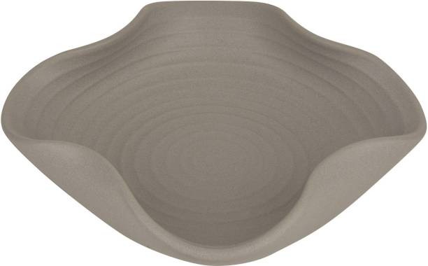StyleMyWay Ceramic Matt Finish Stylish Serving Bowl (22 cm , Grey) | Ceramic Serving Bowl