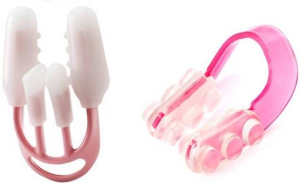 Frackson Combo Pink & U-Shape Nose Up Clip Shaping Lifting Bridge Straightening Nose Up Beauty Clip High Lifting Clipper Correction Shaper For Shaping Beauty Tool Nose Shaper