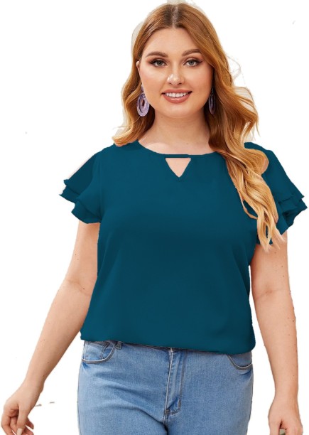 flipkart plus size tops