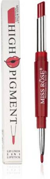 MISS ROSE Makeup Professional Lipstick & Liner 2 in 1