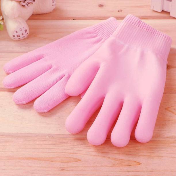 ZEKARO Spa Gloves Soft Cotton with Thermoplastic Gel Repair Heal Treatment Solid Protective Men & Women Gloves