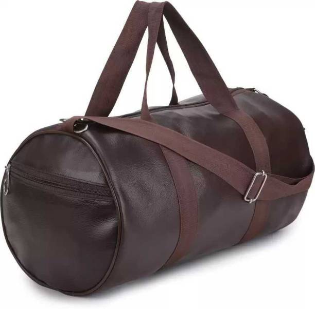 EMMKITZ Gym & Travel Duffle Bag Gym Bag (Brown)