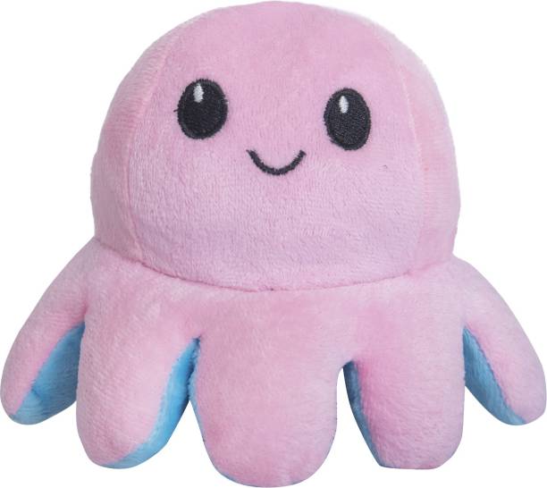 Apex Toys Reversible Mini Octopus Cute Baby Plush Toy  - 15 cm