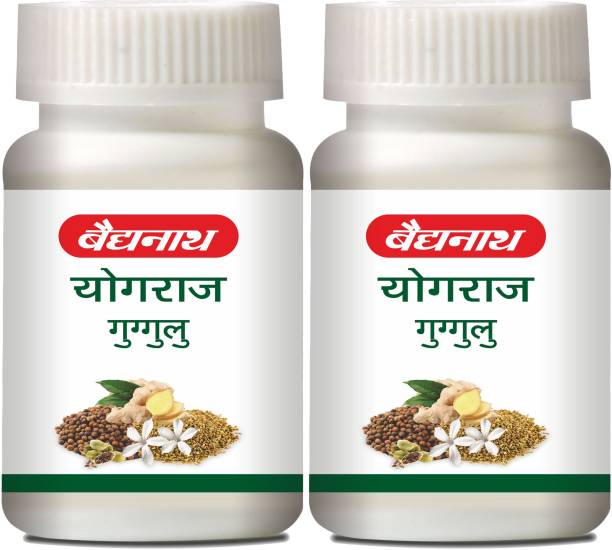 Baidyanath Yograj Guggulu, Alleviates Pain, Reduces Joint stiffness, Lowers Joint Inflammation, Improves Appetite and Digestion, Pacifies VATA and KAFA Dosha |