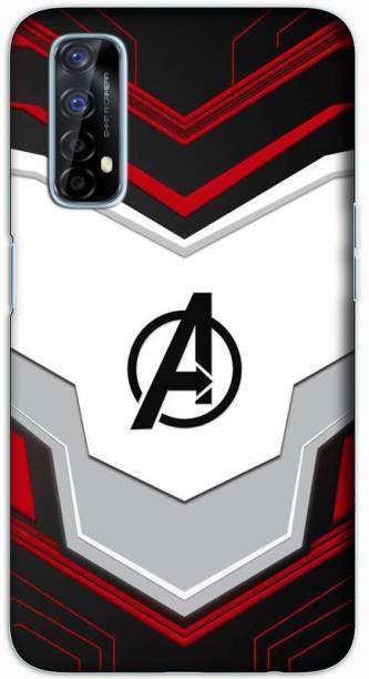 artocus Book Cover for realme 7, realme 7 Avengers logo Printed Back Cover