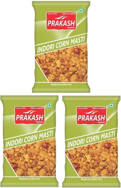Prakash Namkeen Indori Corn Mix 250G (pack of 3)