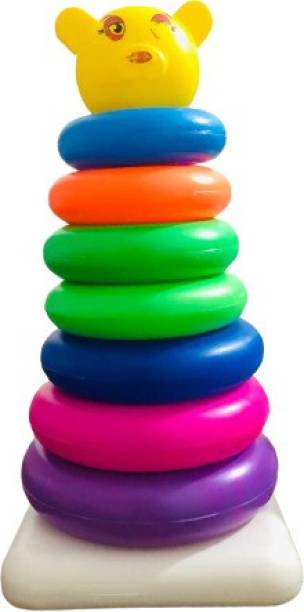 VRUX Stacking Ring Toys for Kids, (Multicolor)