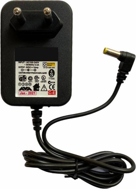 Upix 6V 1A DC Supply Power Adapter with DC Pin Worldwide Adaptor