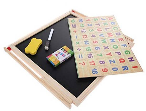 HALO NATION 2 in 1 Wooden Writing Board Double Sided Ma...