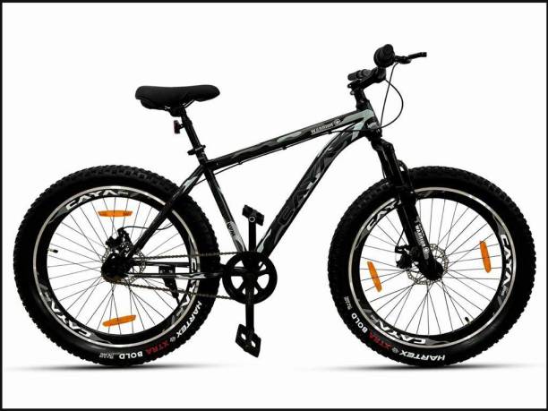 CAYA WARRIOR 26" Water Label Dual Disc, Triple Alloy Rims, Front Shocker 26 T Fat Tyre Cycle