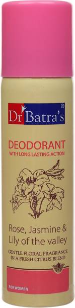 Dr. Batra's Rose,Jasmine & Lily Of The Valley Deodorants Deodorant Spray  -  For Women