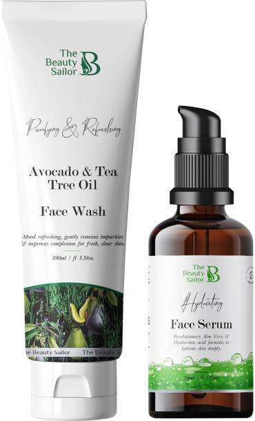 The Beauty Sailor Face Serum 30 ML + Avocado and Tea Tree Oil Face Wash 100 ML