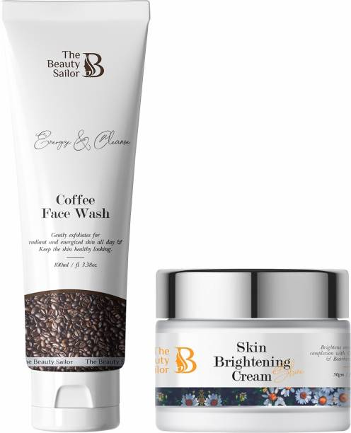 The Beauty Sailor Coffee Face Wash 100 Ml + Skin Brightening Cream 50 Gm