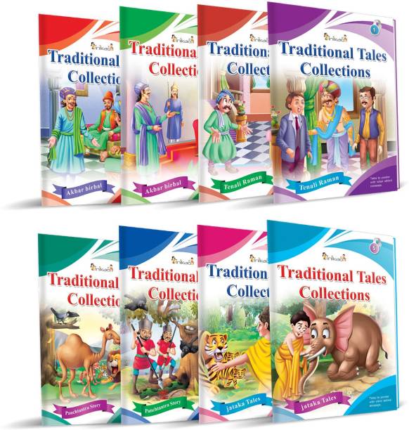 Set of 8 Panchatantra and Traditional Story Books colle...