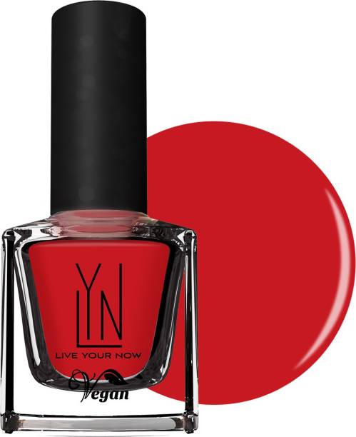 LYN Live Your Now Nail Polish Long Lasting Nail Paint Quick Dry Nail Polish - 8ml Red