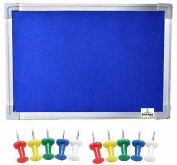 JAGMONI Noticeboard Pin-u/p Board/P/in-up Board/Soft Board/Bulletin Board/Pin-up Display Board for Home, Office School, Institutes, Colleges, University, Coaching centre, Exhibition, Notification and Updates - Pack of 1 Notice Board with Pins JMNB-8041 Notice Board