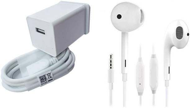 MIFKRT Micro Charger Fast Charger. Mobile Charger with Detachable Cable (WHITE, Cable Included) 5 W 5 A Mobile Charger with Detachable Cable