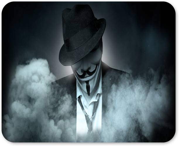 PrintMall Anonymous Guy Fawkes Mask Mousepad