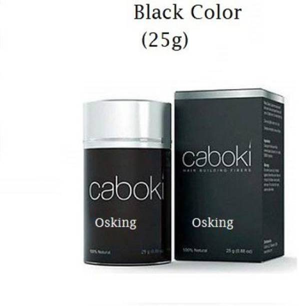 Osking Caboki Hair Building Fiber , Hair Volumizer Fiber Color , Natural Black Color (25g) 0011 soft Hair Volumizer hair fiber
