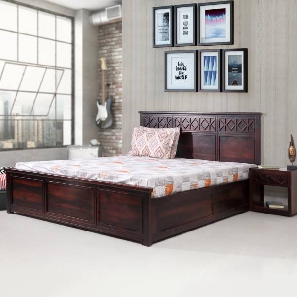EVOK Destiny Solid Wood King Hydraulic Bed