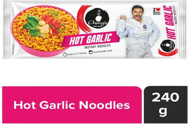 Ching's Secret HOT GARLIC INSTANT NOODLES 240 GM Instant Noodles Vegetarian
