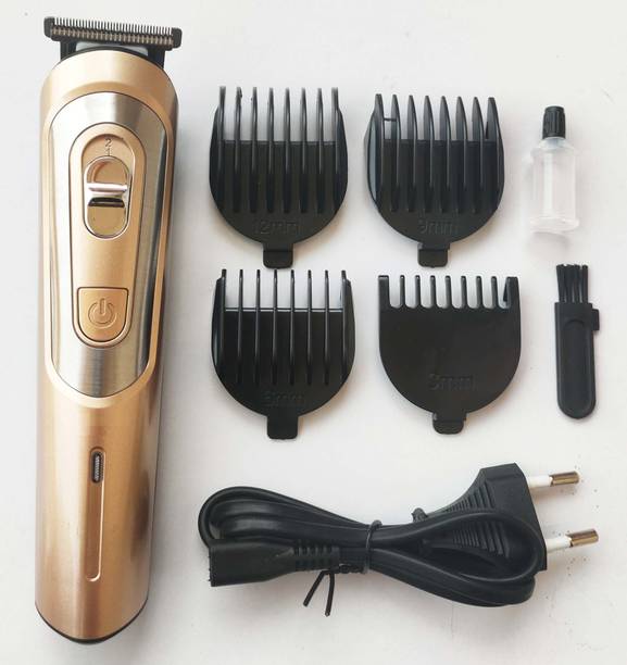 Profiline 4 hair clipper trimmer for men and women,beard trimmer for boys,120 min running with charging indicator and usb charger, lithium battery for long battery life Runtime: 120 min Trimmer for Men & Women (GOLD) Trimmer 60 min  Runtime 1 Length Settings