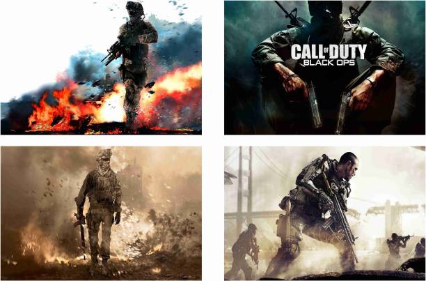 Call of Duty Combo Poster Set of 4 Posters With Gloss L...
