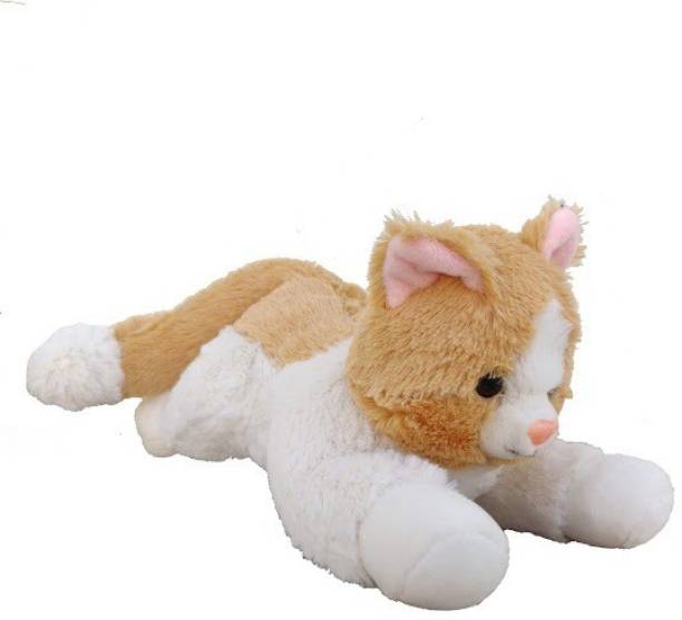 Lil'ted Premium Quality SuperSoft Cute Cat washable plush animal figure toy for kids  - 30 cm