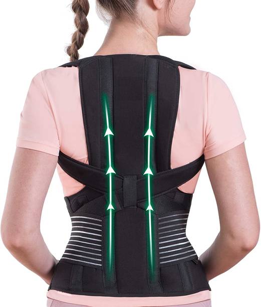 ZCAREPHARMA Posture Corrector Back Support Brace Metallic Therapy back support belt Back & Abdomen Support