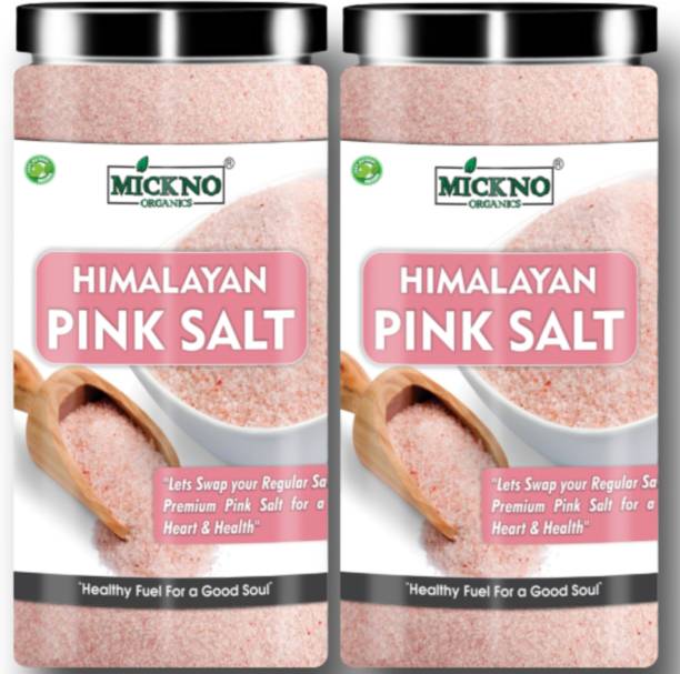 mickno organics 1 kg Himalayan Pink Rock Salt powder Organic for Weight loss ( imported ) Himalayan Pink Salt Himalayan Pink Salt