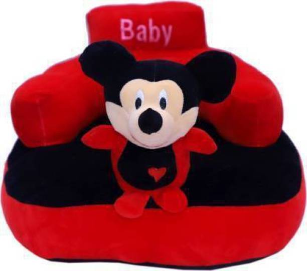 OZEE Sofa for Kids Soft Plush Mickey Cushion Baby Sofa Seat Or Rocking Chair for Kids  - 35 cm