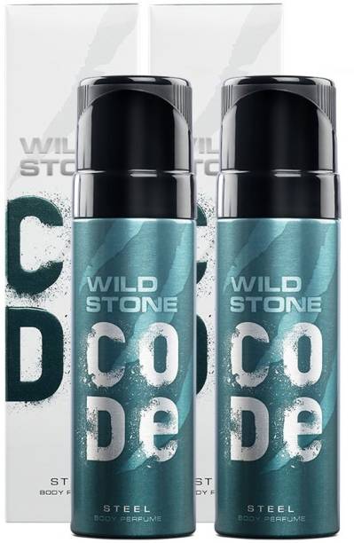 Wild Stone Code Steel Combo Body Spray  -  For Men